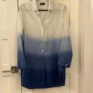 Tommy Bahama Ombré Boyfriend Beach Shirt